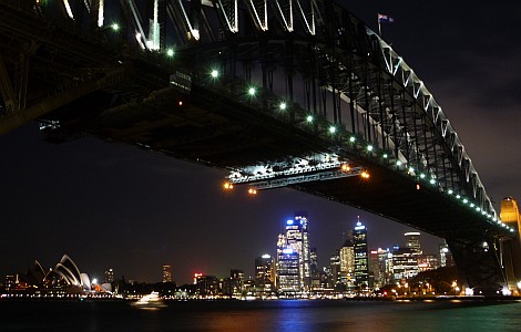 Sydney belvárosának fényei - nézze meg nagyban is!